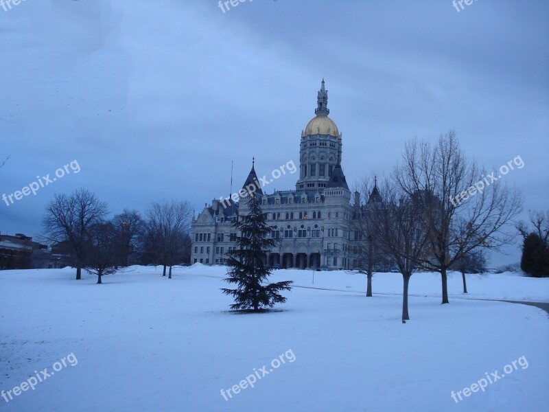 Hartford Connecticut Capitol Bushnell Park Landmark