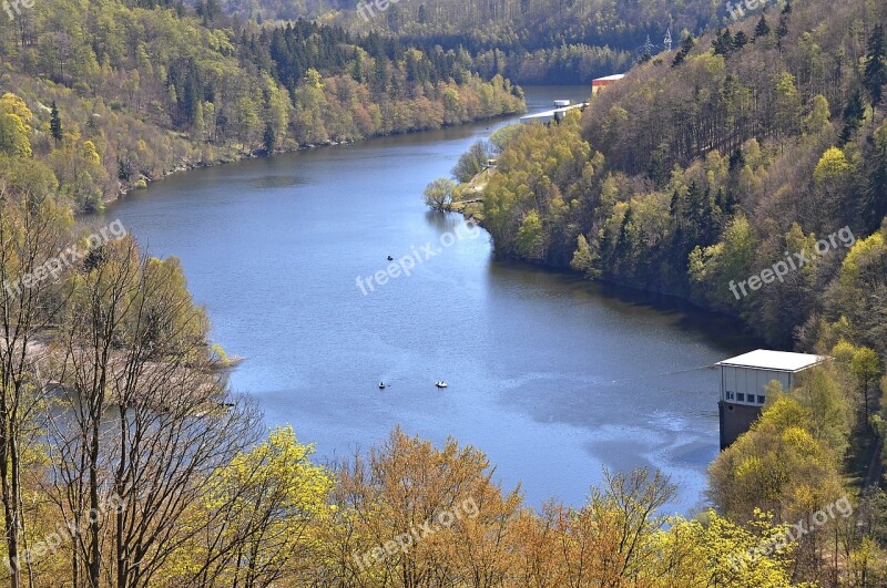 Rappbodetalsperre Water Nature Dam Resin