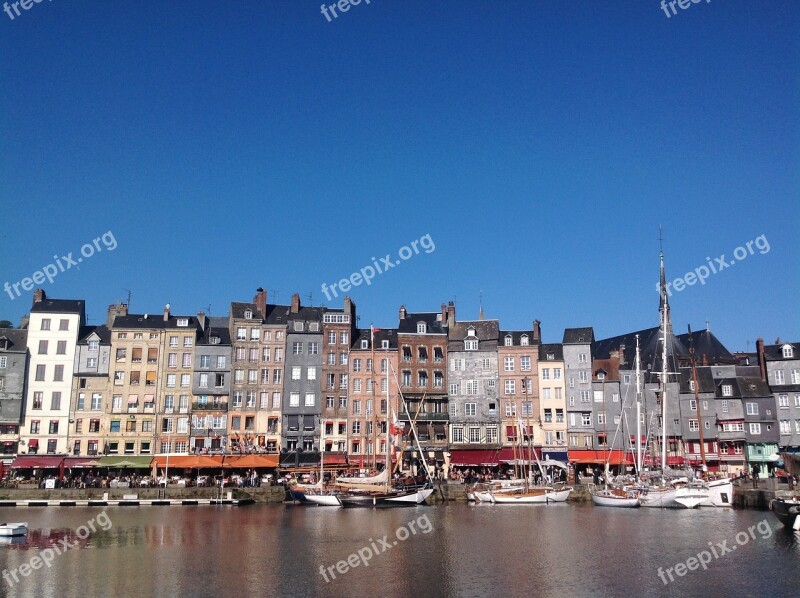 Honfleur France Marina Boat Townhouse