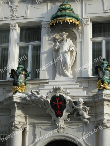 Wien österreich Ritterorden Kreuzherren Mit Dem Roten Stern Austria