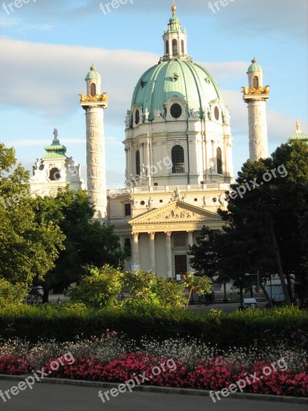 österreich Wien Karlskirche Austria Vienna