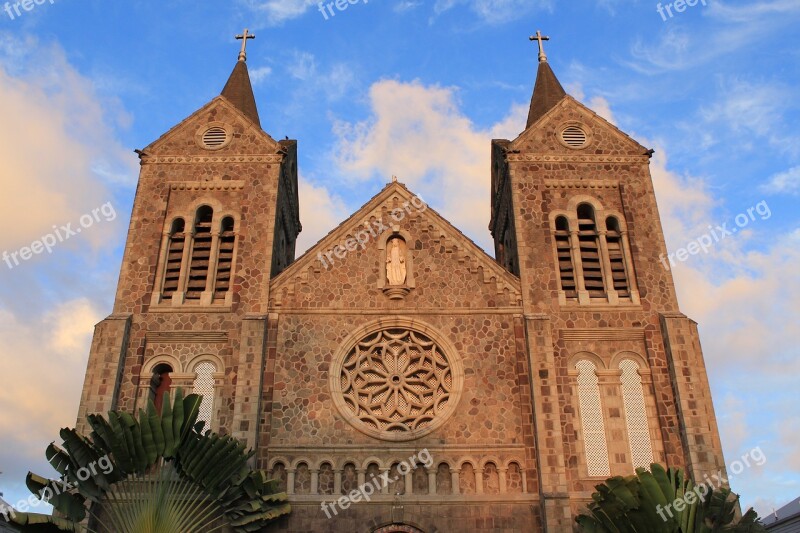 Church Caribbean Religion Base Terre Saint Kitts