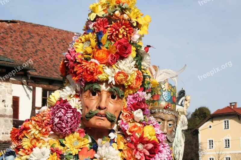 Carnival Parade Tyrol Customs Absam Muller And Slush Gerer