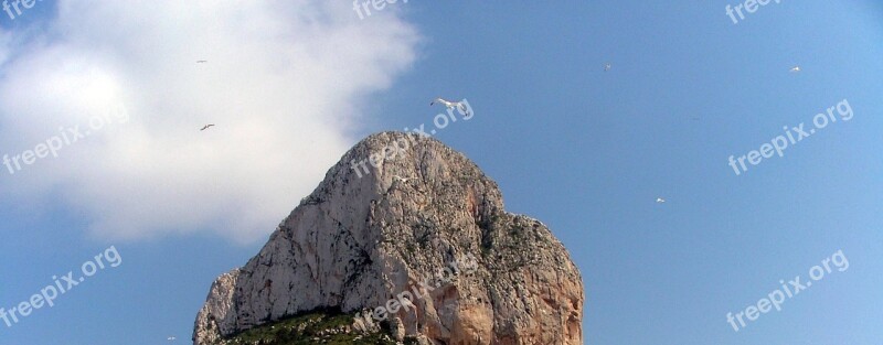 Calpe Rock Alicante Mountain Ifach Nature