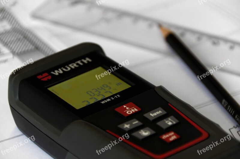 Gauge Measure Laser Rangefinder Meter