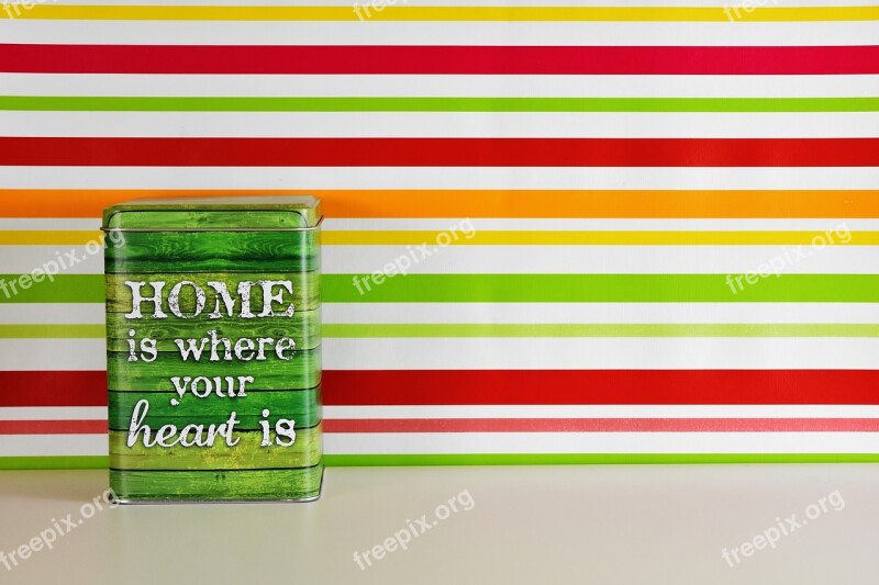 Box Sheet Saying Storage Home Is Where Your Heart Is