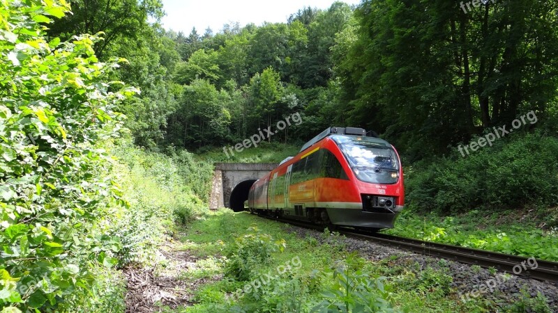 Vt 644 Railway Tunnel Tunnel Brenz Railway Kbs 757