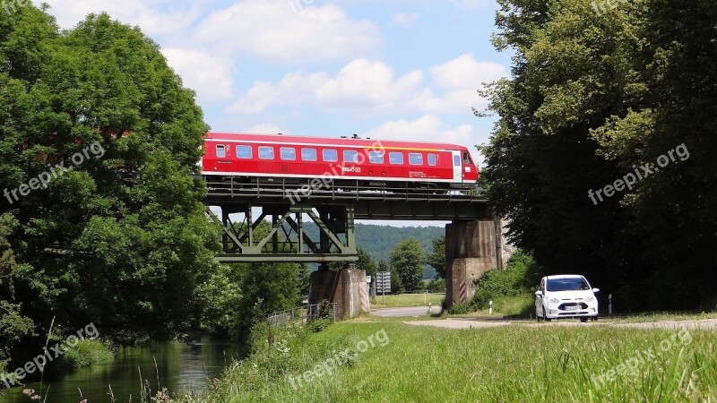 Vt 611 Railway Bridge Brenz Railway Kbs 757 Railway