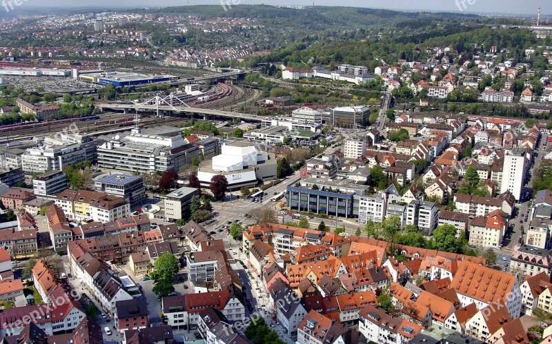 Ulm Münster Ulm Cathedral Outlook Railway Station