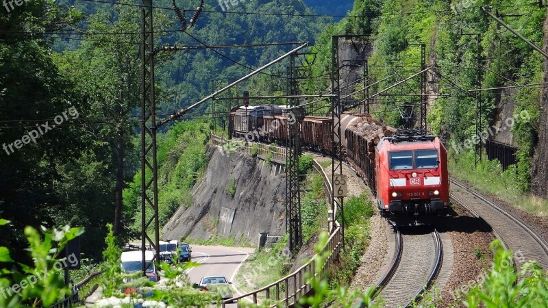 Geislingen-climb Freight Train Fils Valley Railway Kbs 750 Free Photos