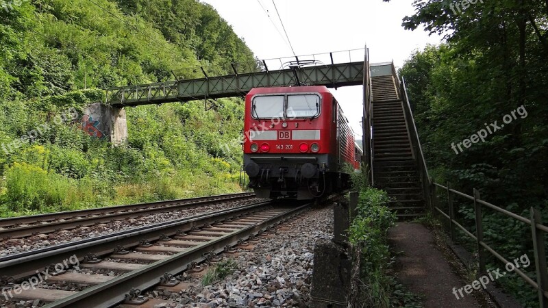 Br 143 Geislingen-climb Fils Valley Railway Kbs 750 Locomotive