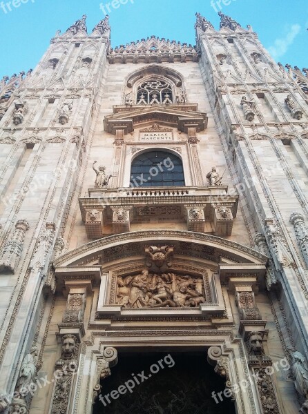 Milan Duomo Duomo Di Milano Monument Architecture