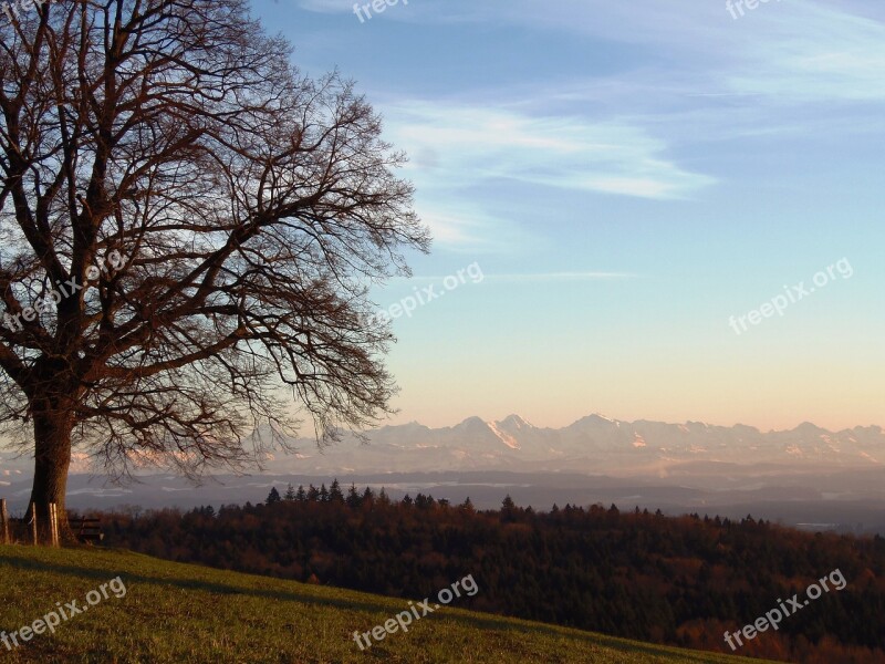 Alpine Mittelland Distant View Free Photos