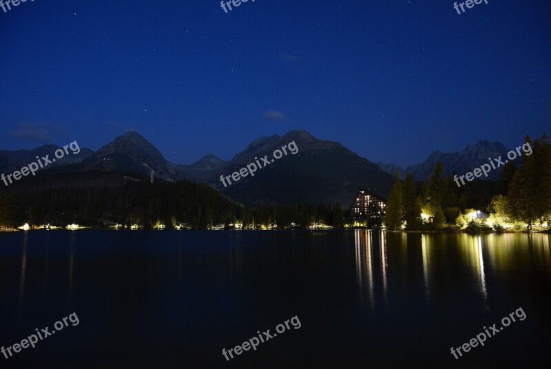 Mountain Peak štrbské Pleso Water