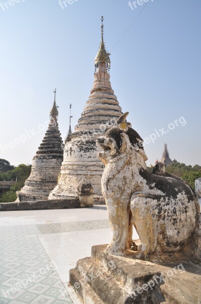 Stupa Pagoda Burma Myanmar Temple