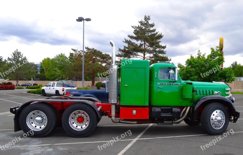 Old Truck Diesel Truck Industry Cargo Freight