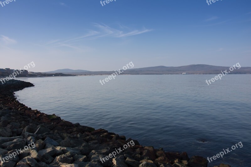 Sea Black Sea Boat Primorsko Bulgaria