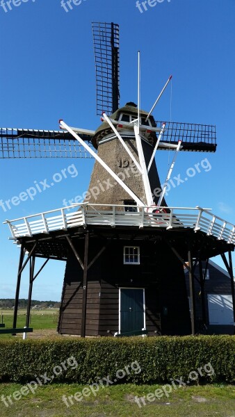 Windmill Holland Dutch Windmill Free Photos