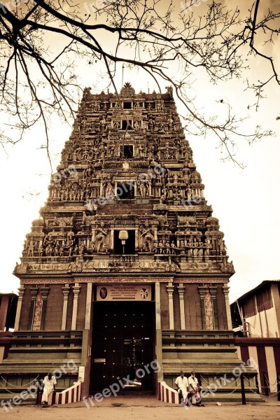 Temple Hindu Religion Statue India