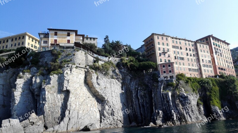 Camogli Village Landscape Free Photos