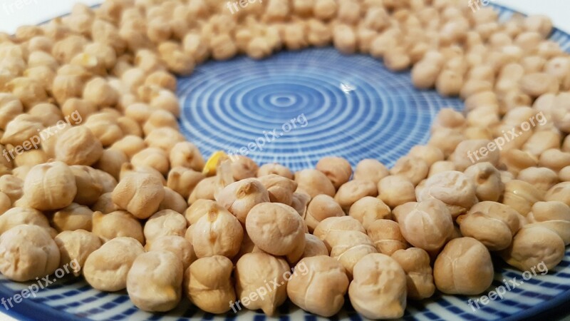 Chickpeas Organic Food Healthy Vegan