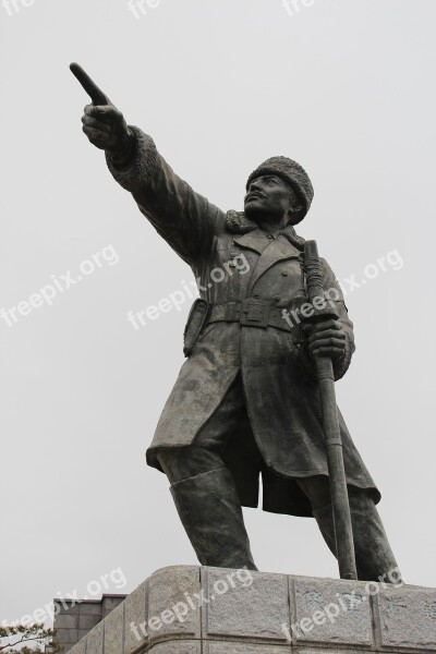 Kim Chwa-chin Statue Statue Hong Seong Free Photos