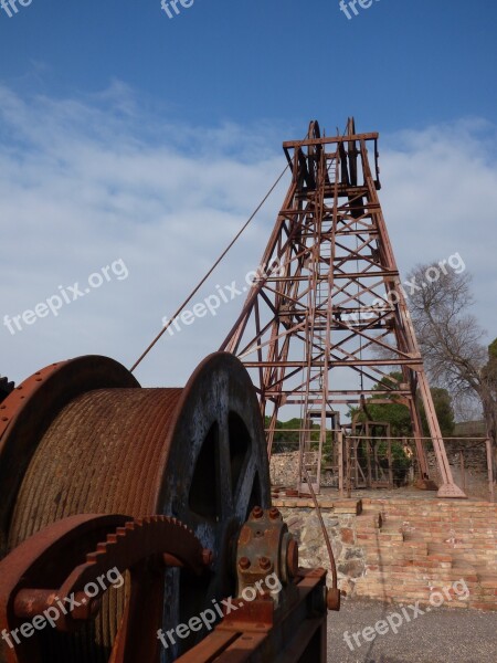 Mine Mining Elevator Well Cast Iron