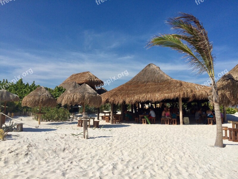 Beach Mexico Tulum Sea Vacation