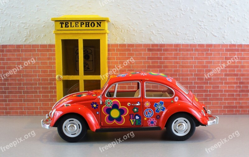 Model Car Auto Vehicles Vw Beetle