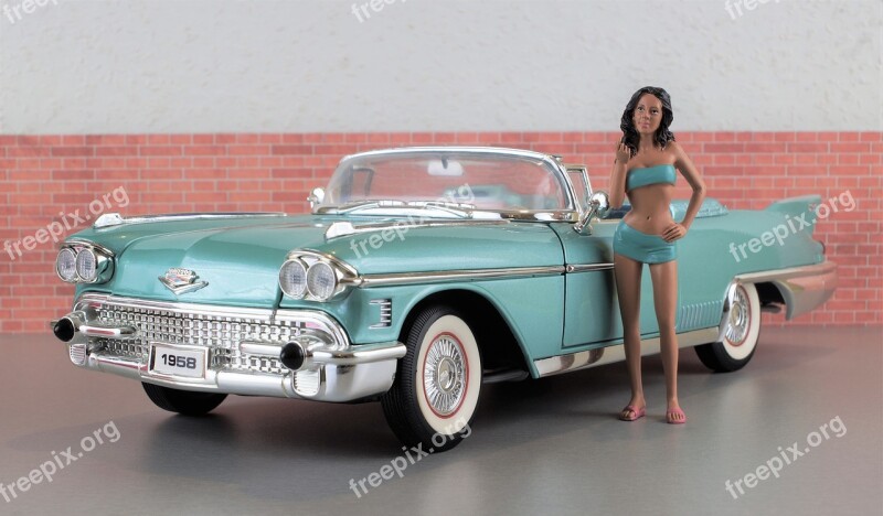 Model Car Cadillac Cadillac Eldorado Auto Old