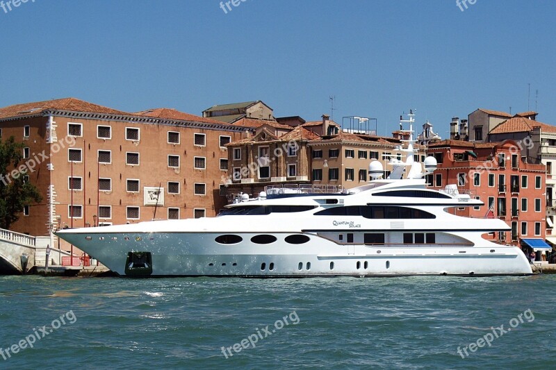 Yacht Luxury Boat Venice Italy