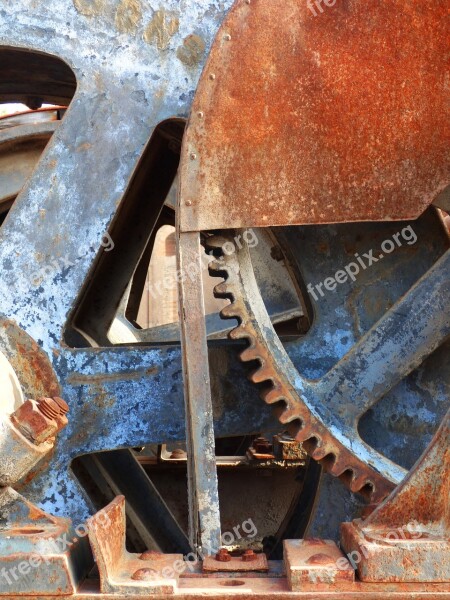 Mechanism Machine Gear Rusty Old