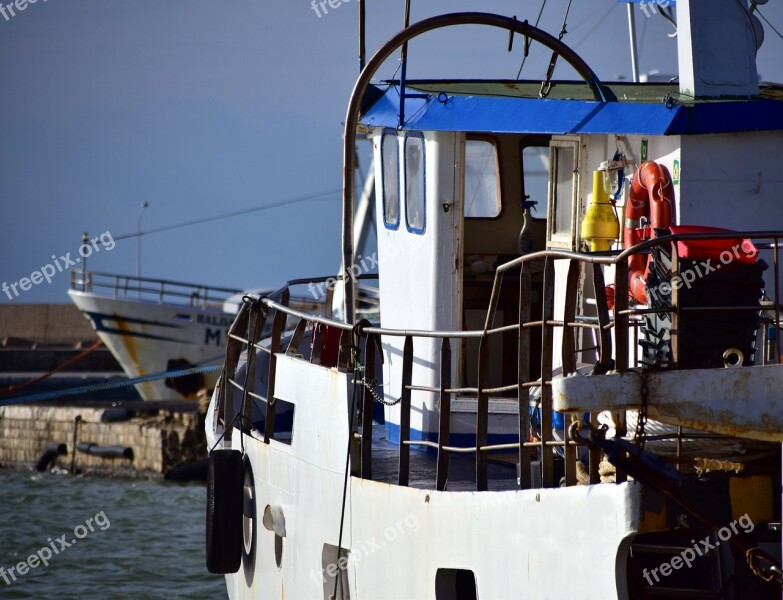 Ship Fishing Vessel Sea Port Water