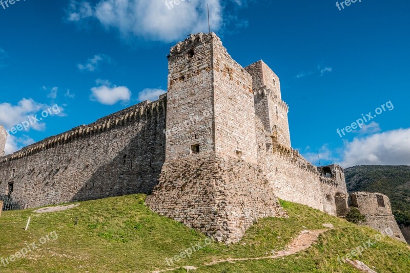 Castle Assis Sky Fort Clouds