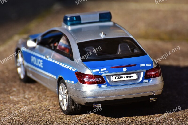 Police Car Mercedes Benz Model Car Police Patrol Car