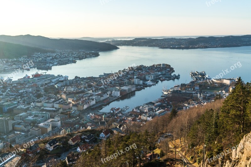 Bergen Noway Elevated View Architecture Outdoor