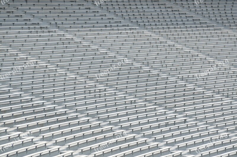 College Stadium Seats Bench Seats Football Stadium College