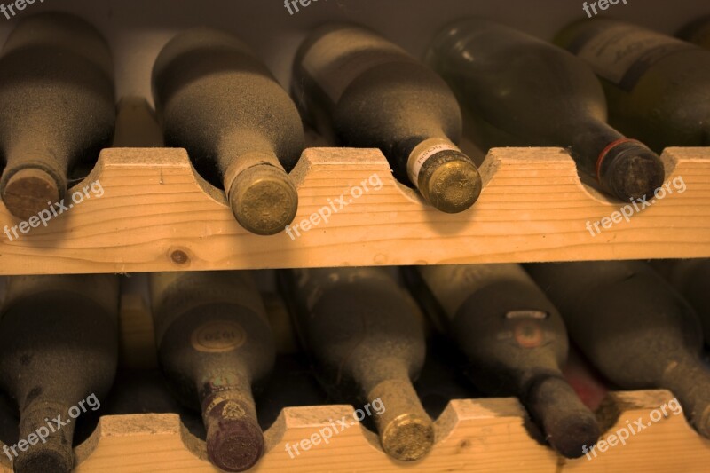 Cellar Bottles Wine Red Wine Shelf