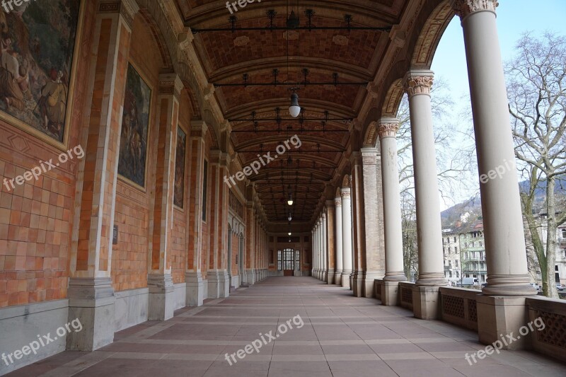 Baden Baden Pump Room Culture Building Architecture