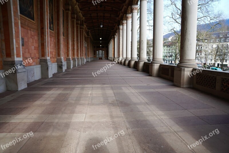 Baden Baden Pump Room Culture Building Architecture