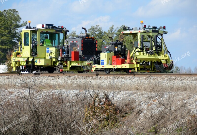 Railroad Workers Tracks Repair Worker Railroad