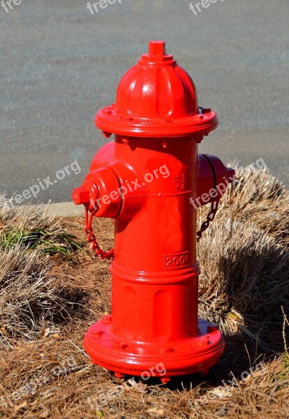 Fire Hydrant Red Hydrant Safety Emergency