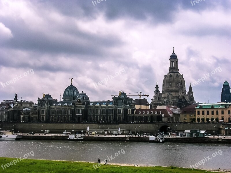 Dresden Historically Saxony City Architecture