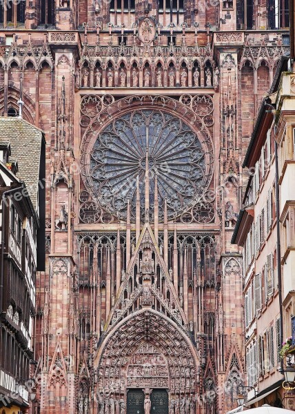 Strasbourg Münster Main Portal Cathedral Chapel