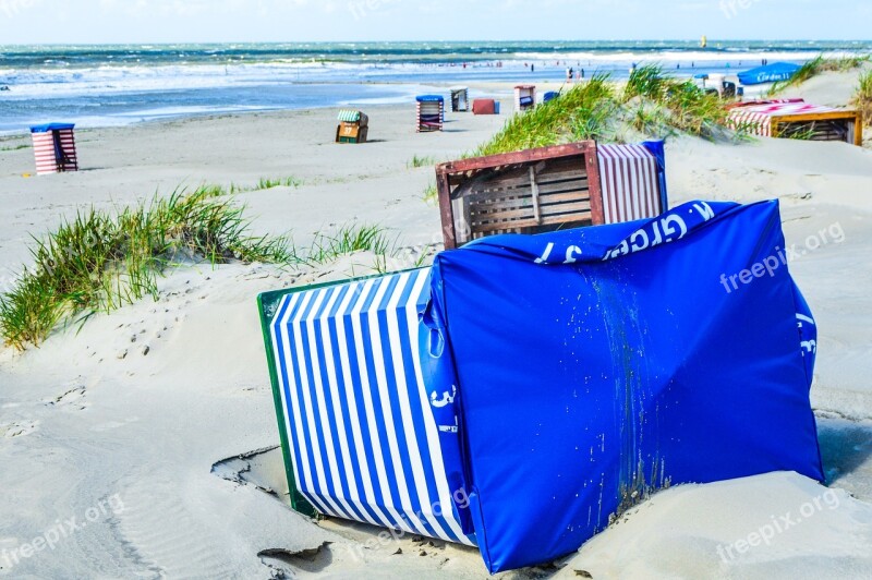 Borkum Beach Beach Chair Free Photos