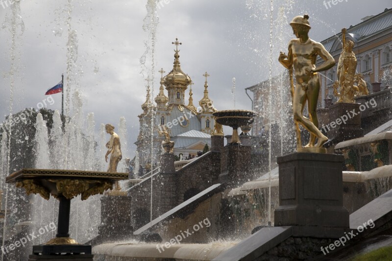 St Peterburg Russia Peterhof Free Photos