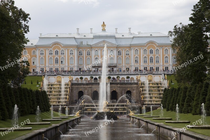 St Peterburg Russia Peterhof Free Photos