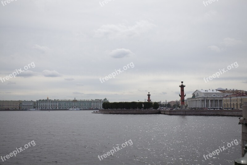 St Peterburg Russia Neva River Free Photos