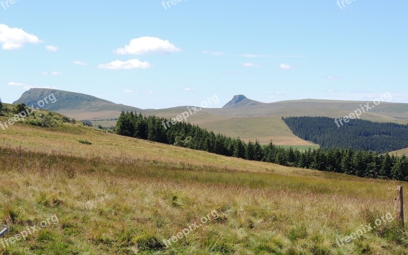 Nature Landscape Auvergne Free Photos