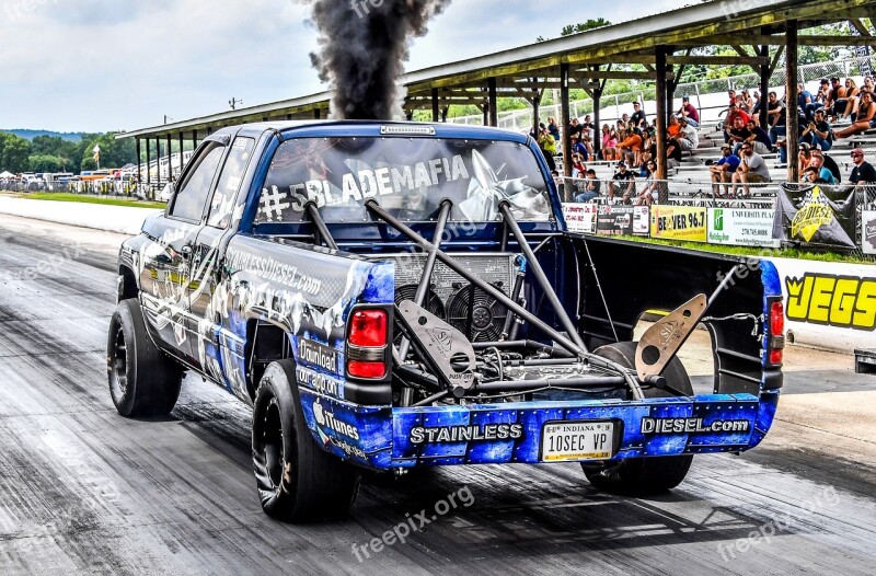 Diesel Drag Racing Truck Event